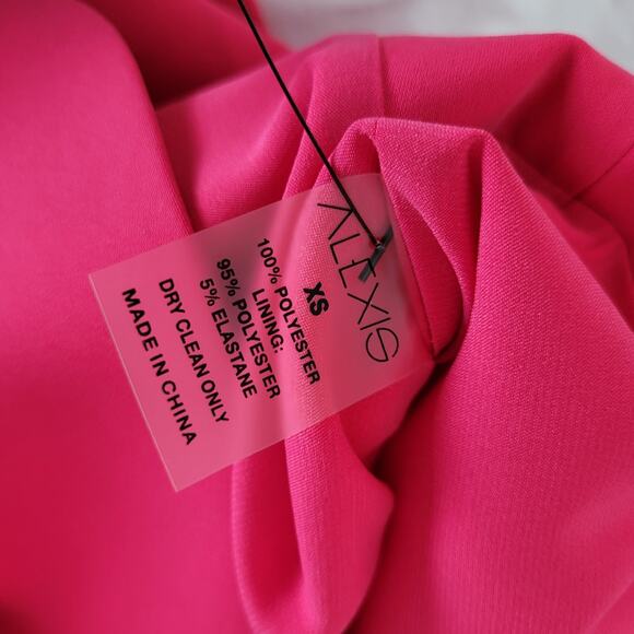 NWT $715 Alexis Sassari Shift Midi Dress Sz XS NEW Wedding Guest Cocktail Resort - Picture 10 of 15